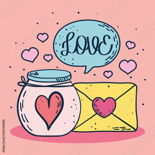love icons illustration