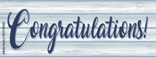 congratulations on reclaimed wood