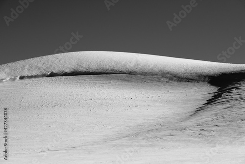 Snow Covered Winter Landscape in the Palouse, WA photo