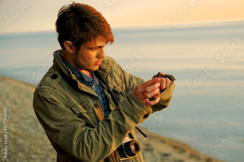 taking a photo