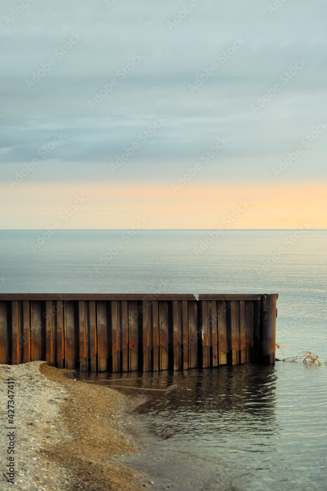 pier at sunset pier at sunset