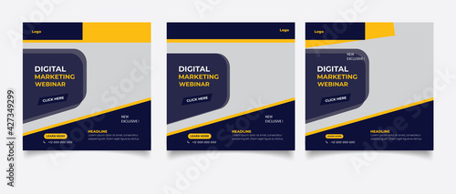 Digital Business Marketing Social Media Post Banner Template