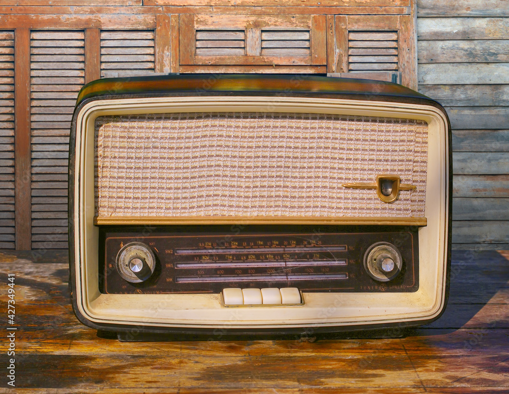 old radio for design and background old radio for design and background