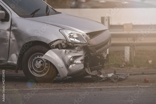 Car accident / soft focus picture, insurance