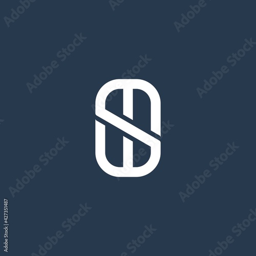 Quadro su tela Initial letter MSW logo. Perfect for your company logo