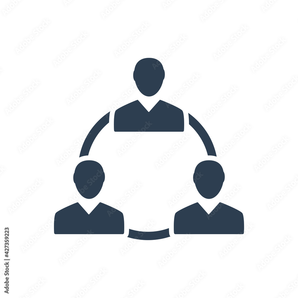 Business Teamwork Icon Business Teamwork Icon