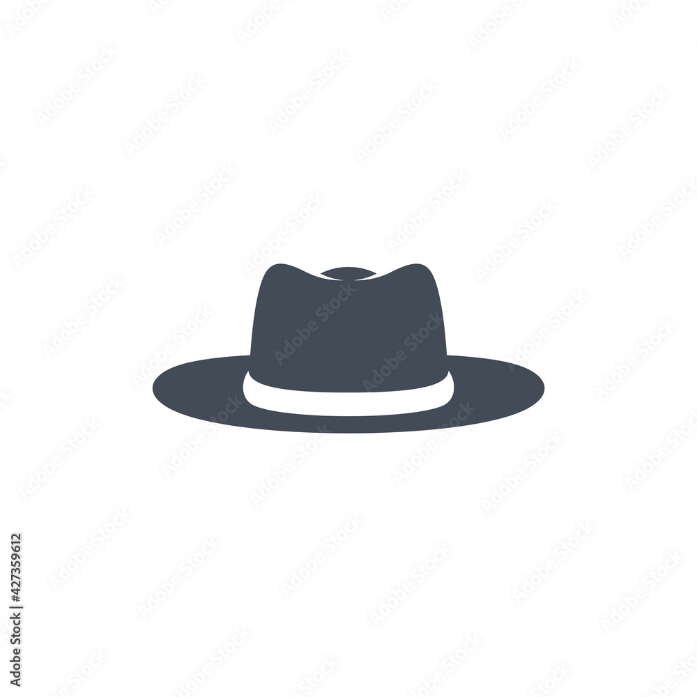 Hat logo design vector illustration, Creative Hat logo design concept template, symbols icons Hat logo design vector illustration, Creative Hat logo design concept template, symbols icons