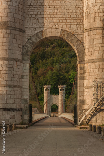 Pont Charles Albert  ponts de la Caille  haute Savoie