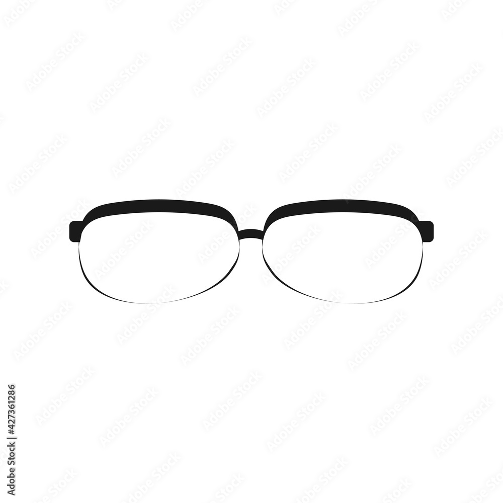 Fototapeta premium glasses logo