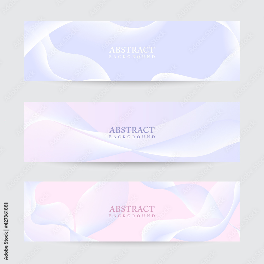 Fototapeta premium set of banner templates