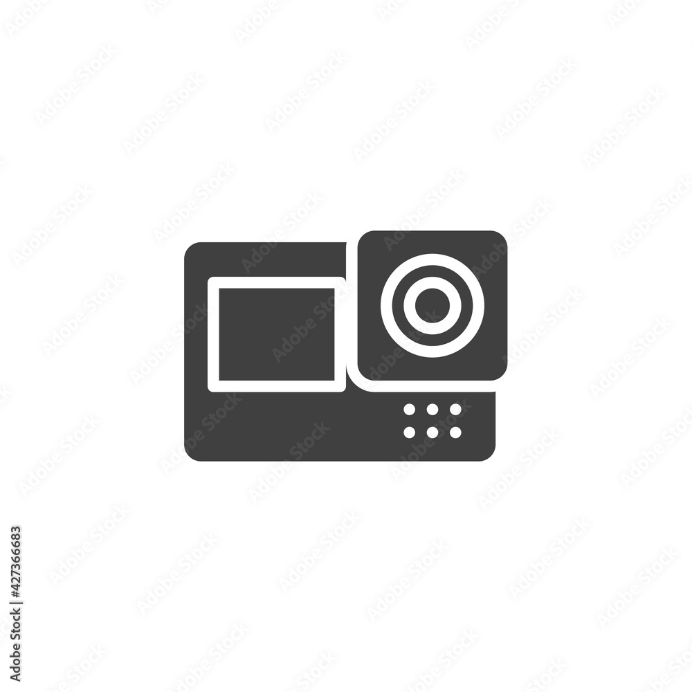 Action camera vector icon Action camera vector icon
