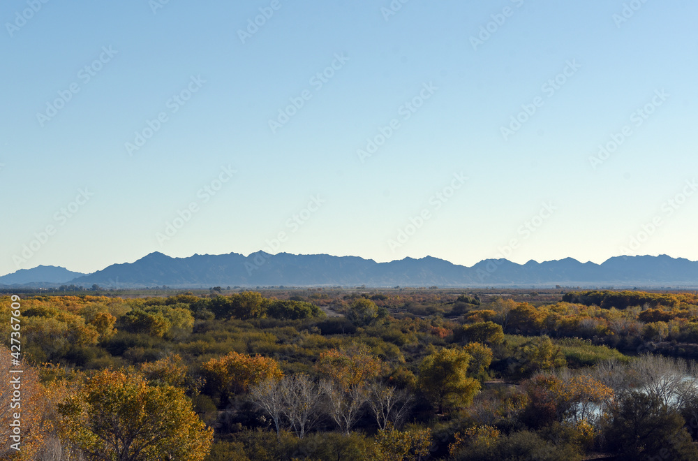 View over Yuma, Arizona