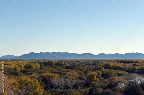 View over Yuma, Arizona