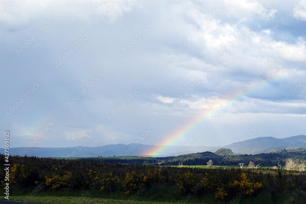 New Zealand Rainbow Skies