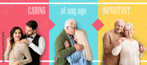 Hands of young and elderly ...
