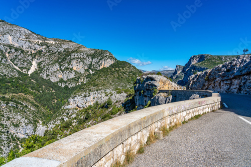 Verdon Gorge  Gorges du Verdon in French Alps  Provence  France