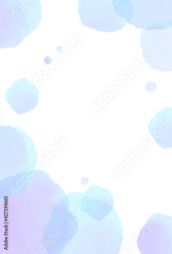 水彩のドット背景(縦）