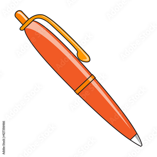 pen vector illustration,isolated on white background