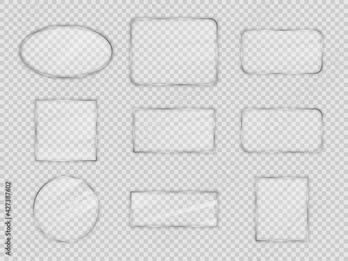 Set of vector glass plates