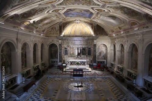 Quadro su tela Napoli - Cripta della Basilica di Santa Maria alla Sanità