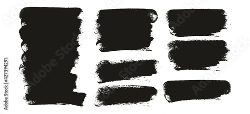 Round Sponge Thick Artist Brush Long Background High Detail Abstract Vector Background Extra Set 