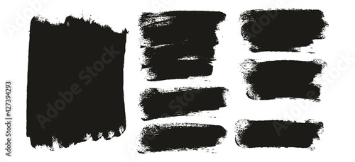 Round Sponge Thick Artist Brush Long Background High Detail Abstract Vector Background Extra Set 