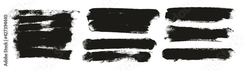 Round Sponge Thick Artist Brush Long Background High Detail Abstract Vector Background Extra Set 
