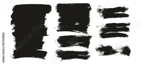 Round Sponge Thick Artist Brush Long Background High Detail Abstract Vector Background Extra Set 