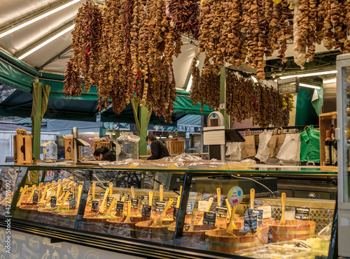 Viktualienmarkt in München, Bayern, Deutschland