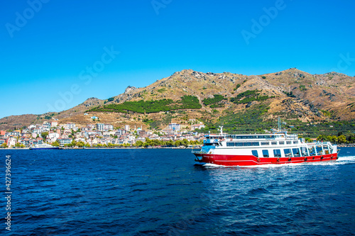 Fototapeta Naklejka Na Ścianę i Meble -  Marmara Island view from Marmara Sea  in  Turkey.