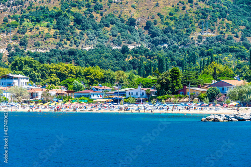 Marmara Island view from Marmara Sea in Turkey.