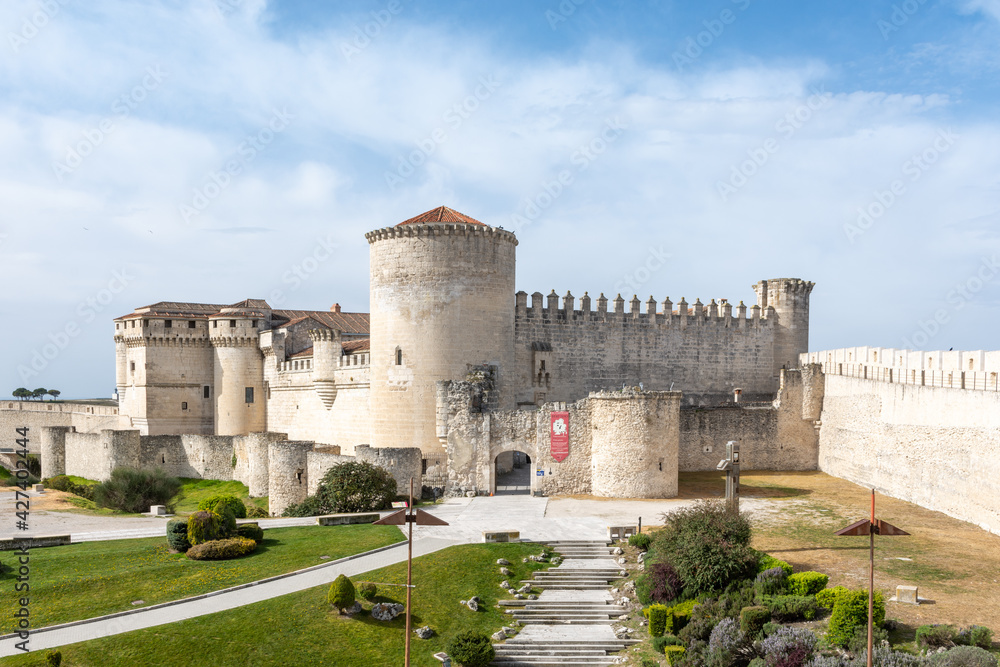 Castle of the Dukes of Alburquerque in Cuellar, Segovia, Castilla y Leon, Spain