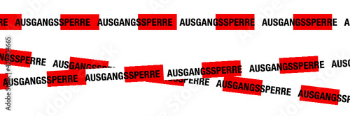 ausgangssperre flatterband