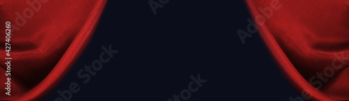 Image of red theatre curtain