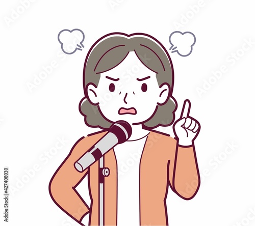 Wallpaper Mural マイクで歌う人 Torontodigital.ca