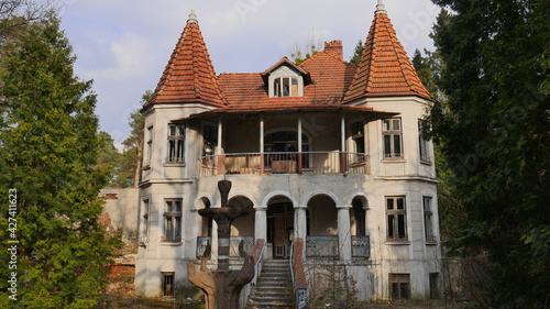 derelict building