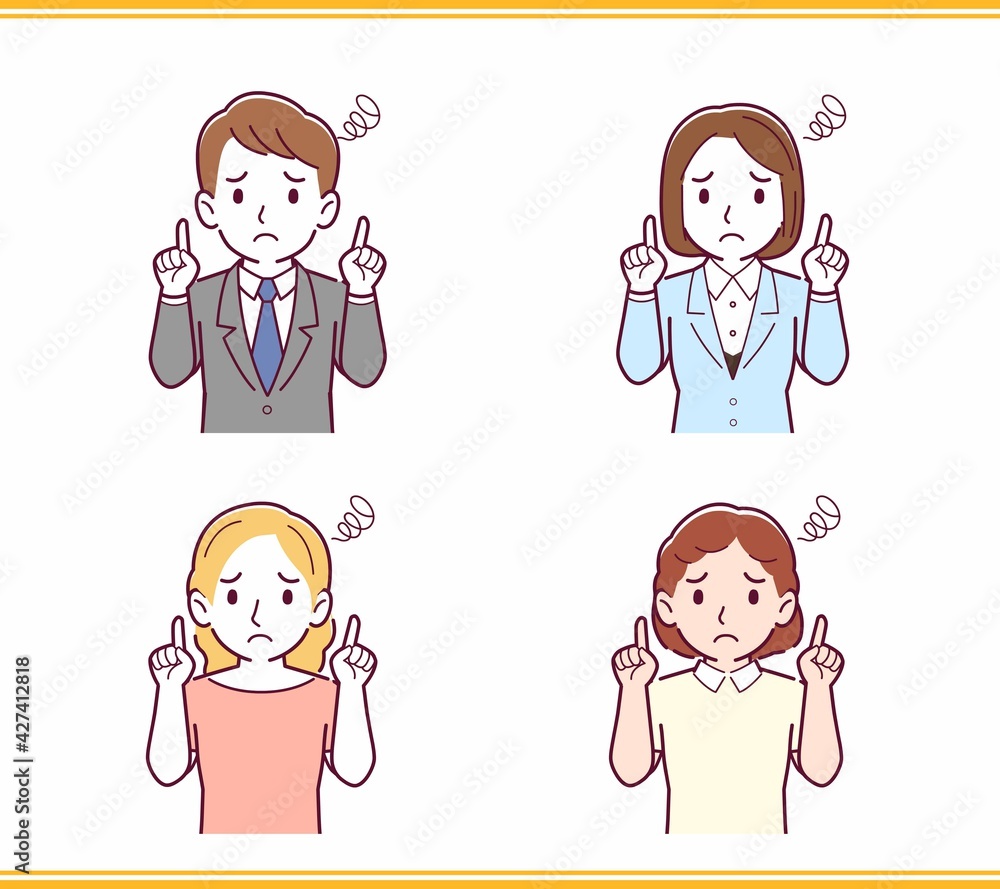 人のリアクションセット