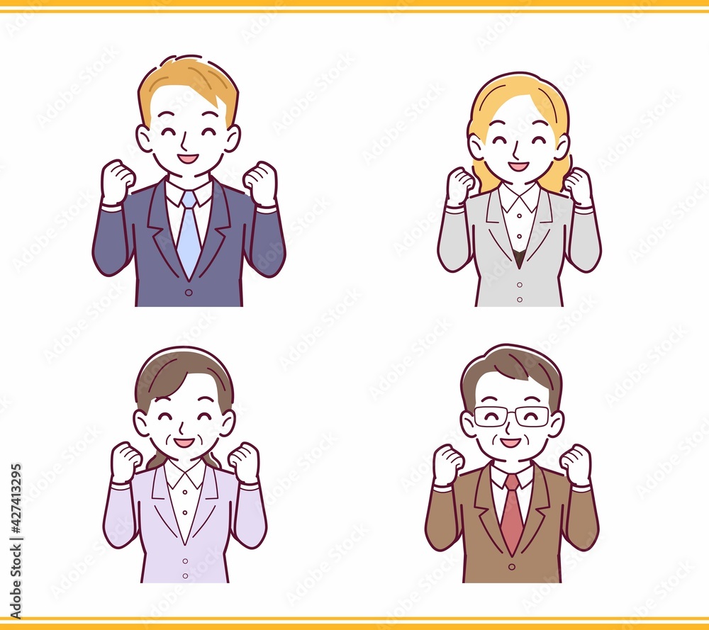 人のリアクションセット 人のリアクションセット