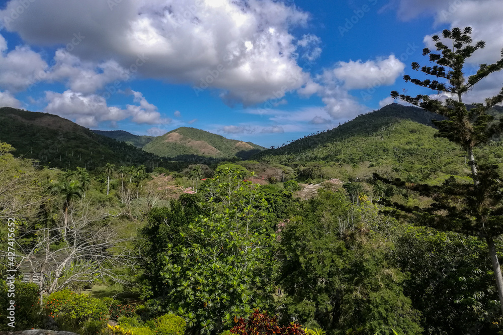 Cuba, Vinales, Mountains in the vinales valley