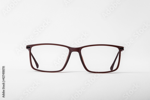 Brown styled glasses