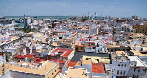 The City of Cadiz Spain Andalusia from the perspective of different viewpoints © khalid