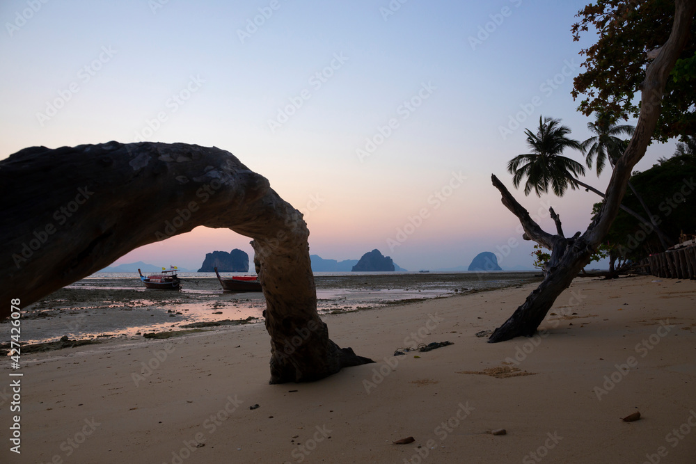 Light before sunrise at Koh(island) Ngai,Trang Province,Thailand Light before sunrise at Koh(island) Ngai,Trang Province,Thailand