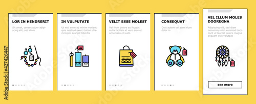 Diy Crafts Handmade Onboarding Mobile App Page Screen Vector. Diy Crafts Soap And Clothes, Alcohol Drinks And Candles, Toys And Cake, Sewing And Knitting Illustrations