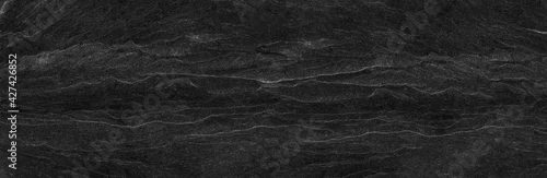 Panel kuchenny z motywem Dark grey black slate background or texture.