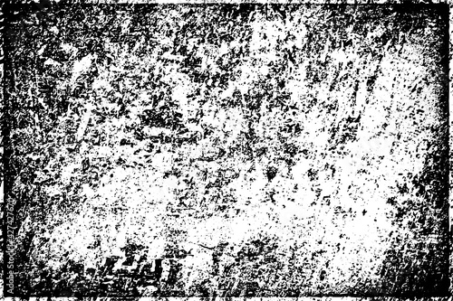 Dirty grunge background. The monochrome texture is old. Vintage worn pattern. The surface is covered with scratches
