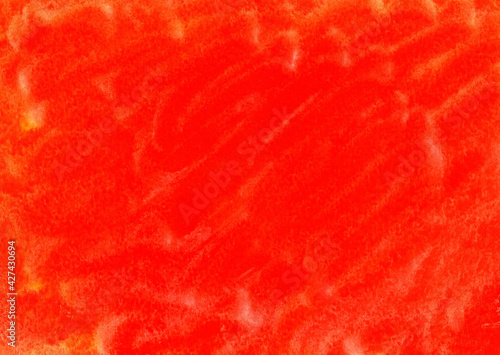 red grapefruit background, watercolor illustration