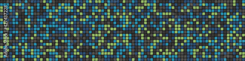 Abstract Geometric Pattern generative computational art illustration