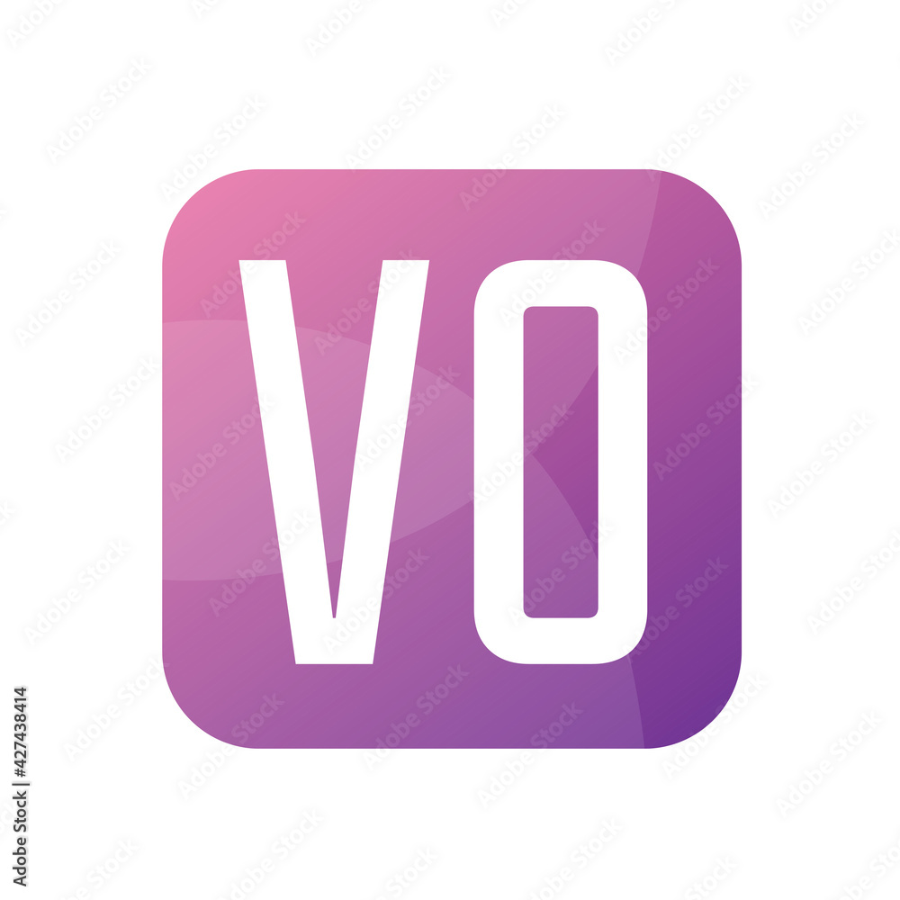 VO Letter Logo Design With Simple style VO Letter Logo Design With Simple style