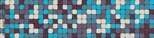Abstract Geometric Pattern generative computational art illustration