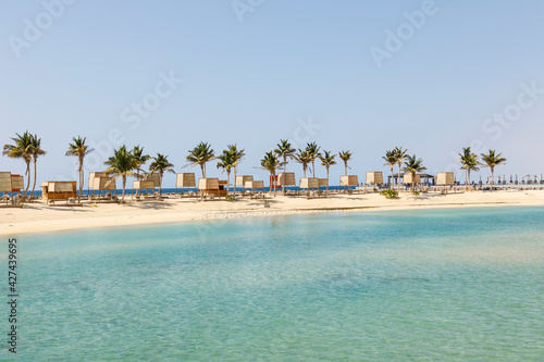 Fototapeta Beach on the Corniche in Jeddah, Saudi Arabia